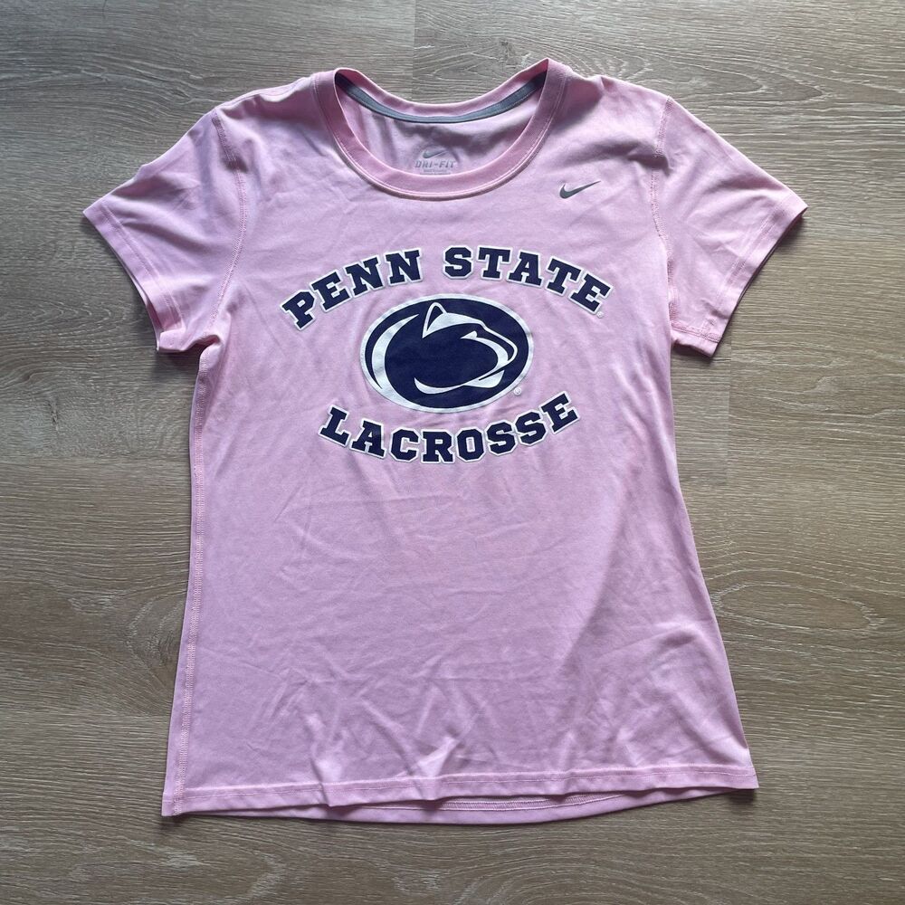 Nike Dri-Fit Pink Penn State Lacrosse T-Shirt